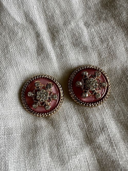 Hovedbilde Rosa snøstjerne med bling