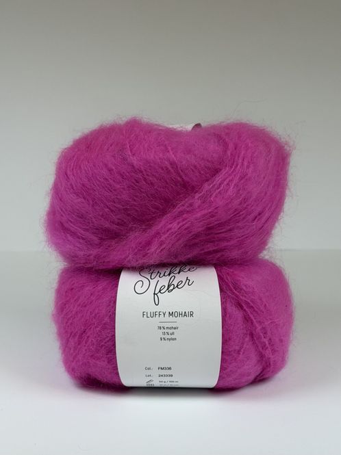 Hovedbilde Fluffy Mohair - Neon Rosa FM807