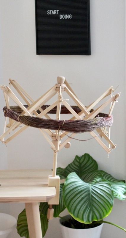 Strikkefeber - Garnvinde i tre