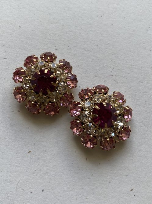 Hovedbilde Rosa bling knapper 