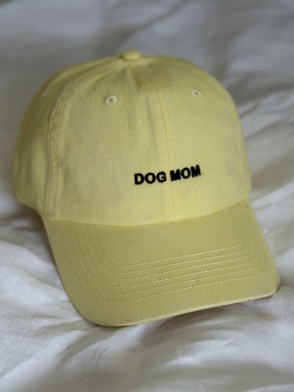 Dog Mom - caps - gul