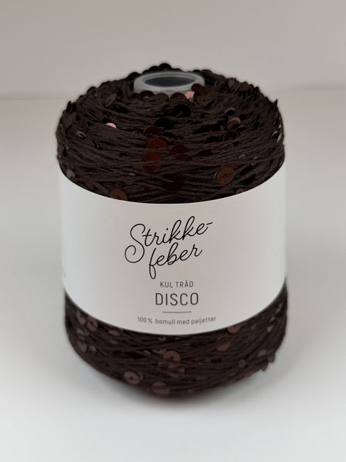 Hovedbilde 200g Disco #1612 Brun med brune paljetter