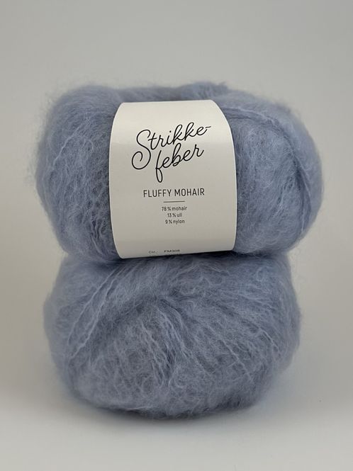 Hovedbilde Fluffy Mohair - Lysblå FM308