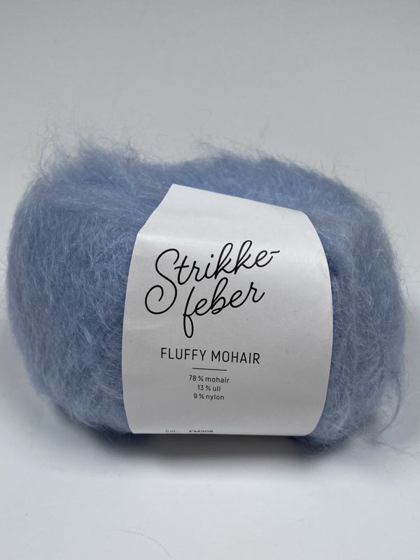 Fluffy Mohair - Lysblå FM308