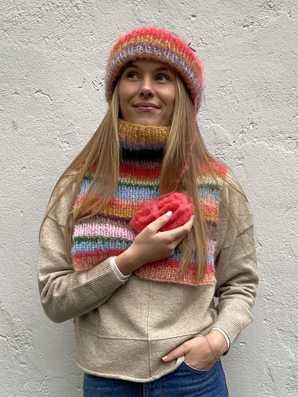 Restefesthals og lue