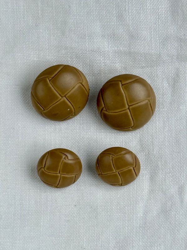 Fletteknapper - brun