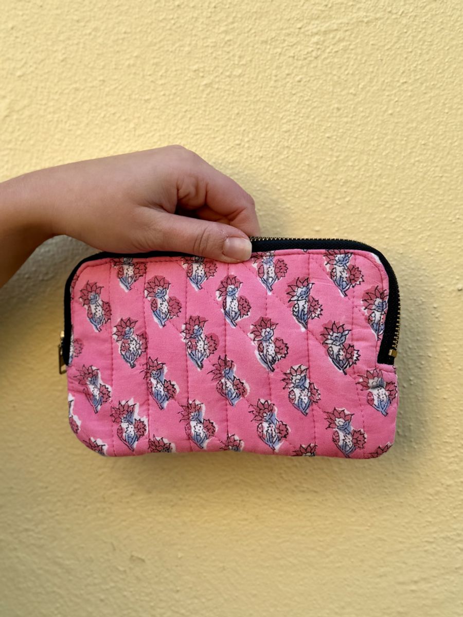 Blockprint clutch - Susanne