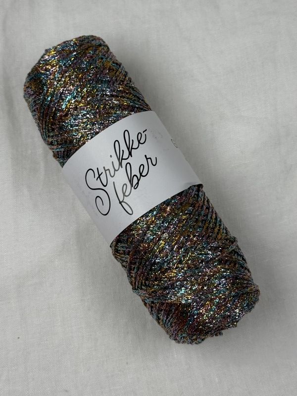 Glitter - Grå Flerfarget