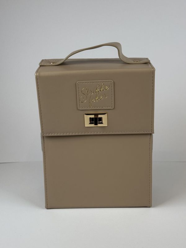 Rundpinnemappe enkel - Beige