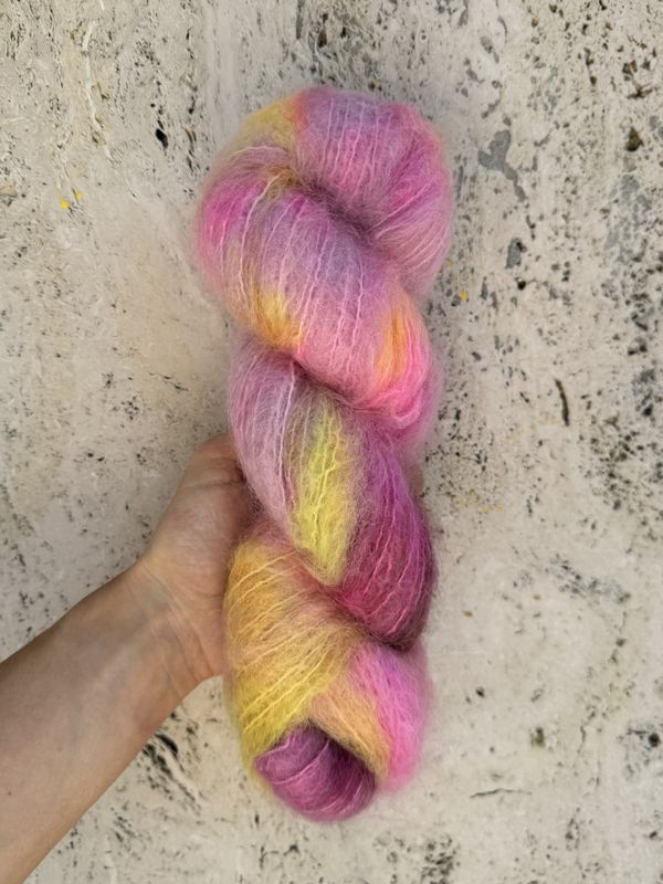 Fat Mohair -  Rhubarb