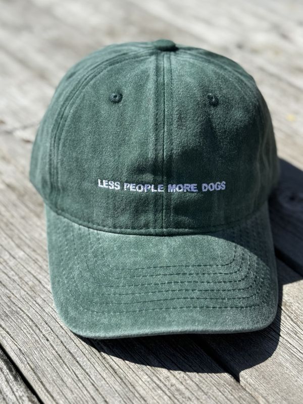 Less people more dogs - caps