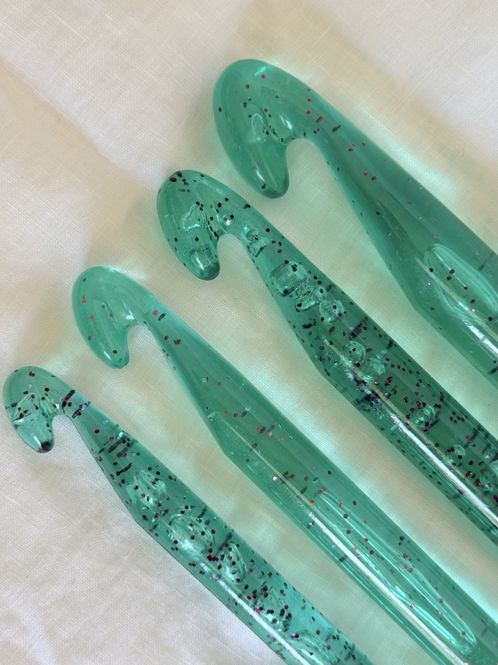 Hovedbilde Heklenåler - big sizes - grønn