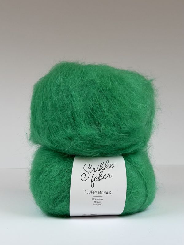 Fluffy Mohair - Veldig Grønn  FM153