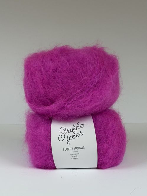 Hovedbilde Fluffy Mohair - Pop Pink FM336