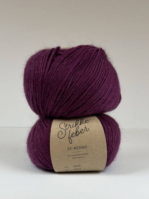 Hovedbilde Re-merino - Plomme RM252