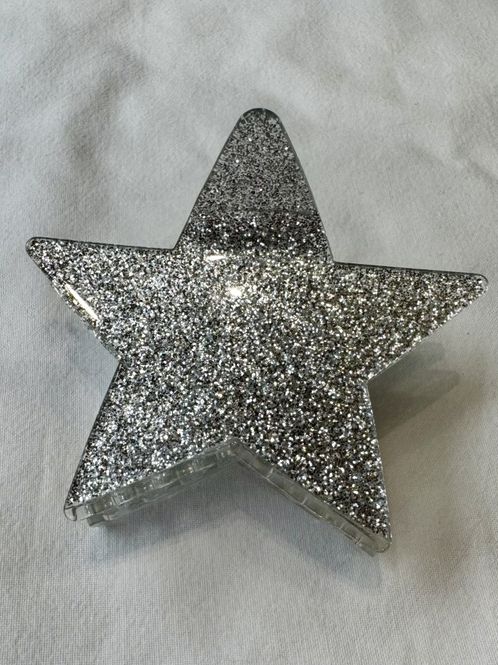 Hovedbilde Stjerne sølvglitter