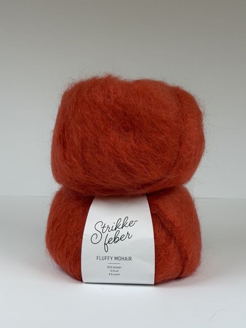 Hovedbilde Fluffy Mohair - Blodappelsin FM090