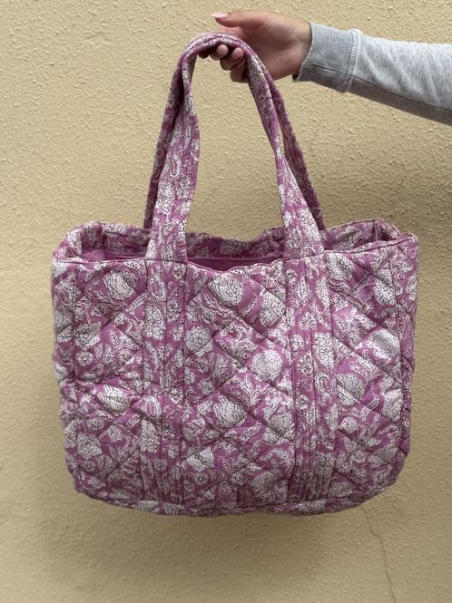 Hovedbilde Tone - weekend bag blockprint
