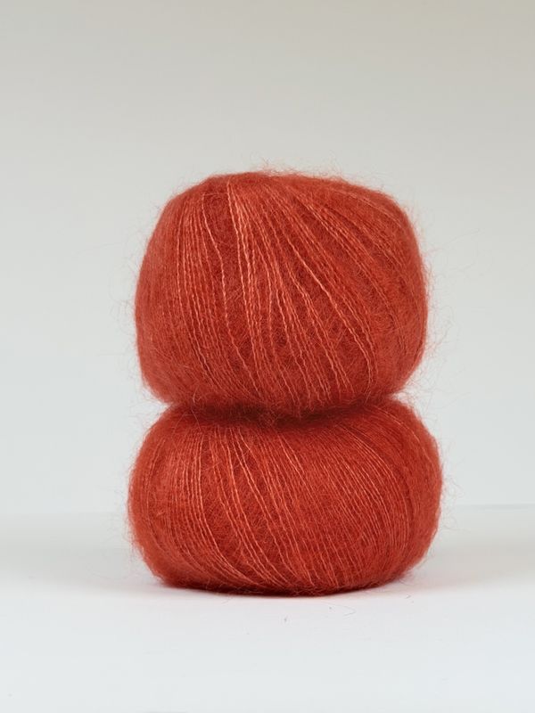 Silk Mohair - Blodappelsin SM090