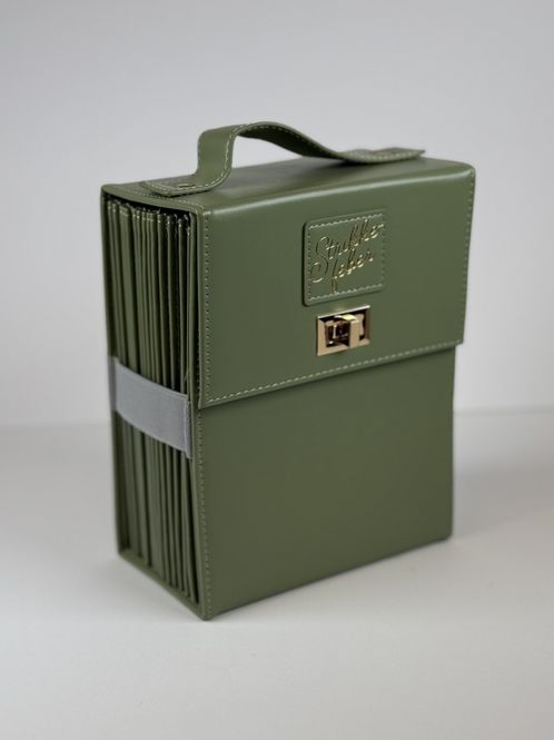 Hovedbilde Rundpinnemappe enkel - Grønn