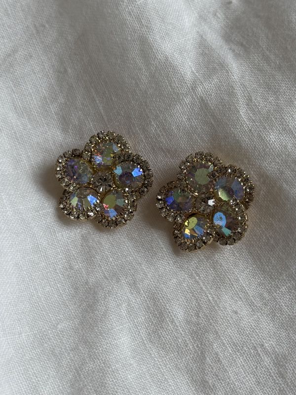 Bling blomsterknapper - AB