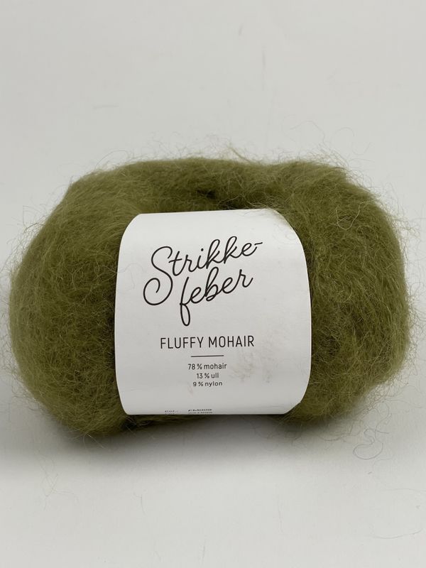 Fluffy Mohair - Oliven FM009