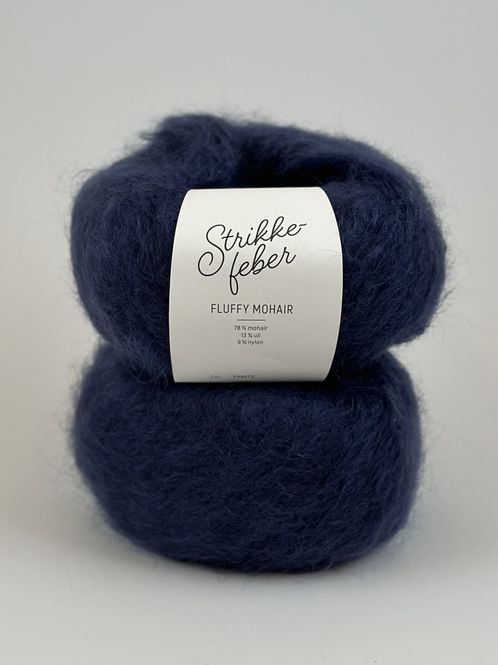 Hovedbilde Fluffy Mohair - Midnight Blue FM072