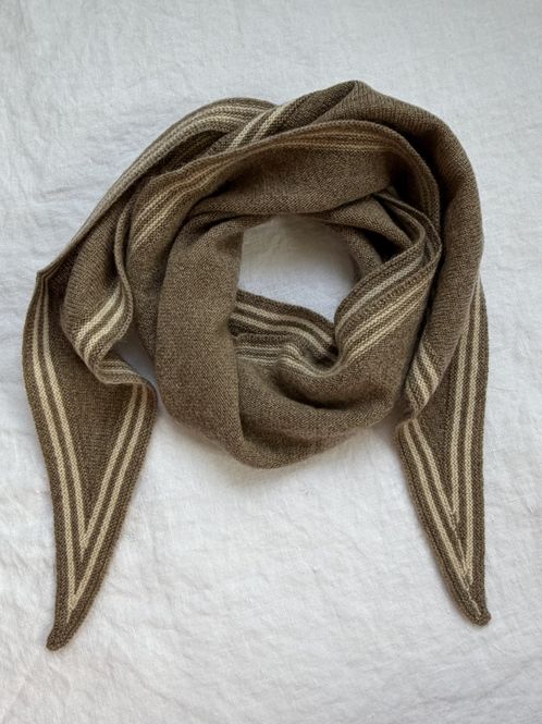 Hovedbilde Cashmere skjerf - Brun og beige
