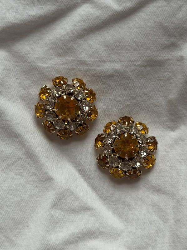 Gul bling knapper 