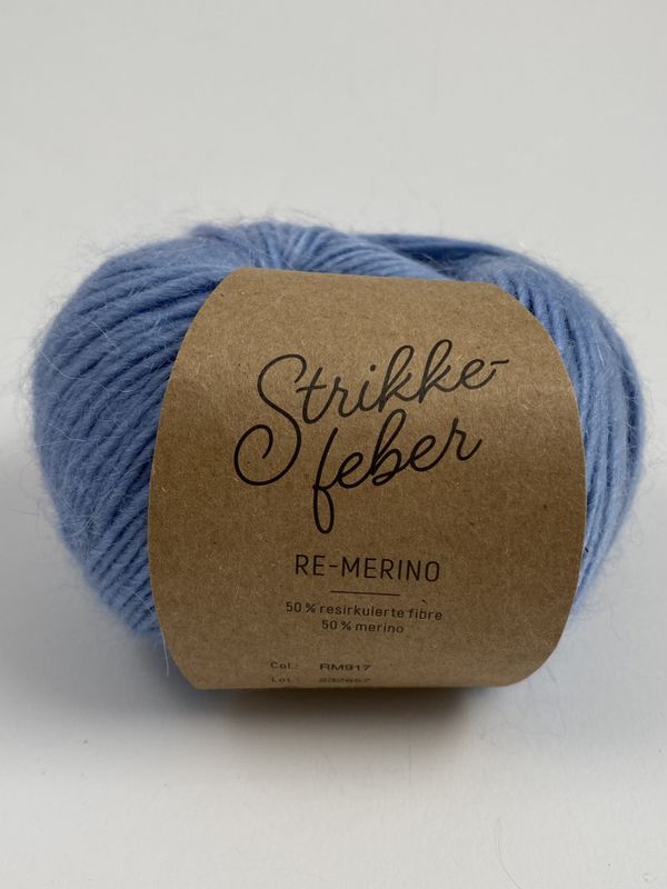Re-merino - Dueblå RM917