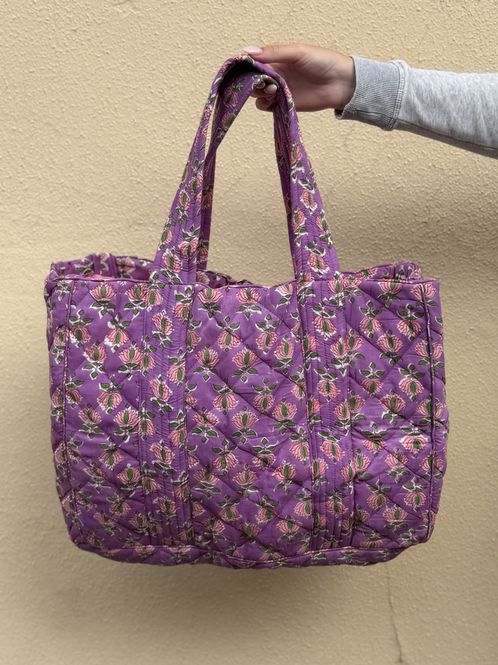 Hovedbilde Oline- weekend bag blockprint