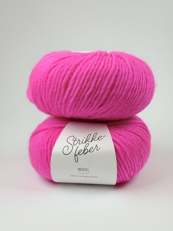 Sweet Pink Neon - Wool 002