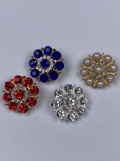 Hovedbilde Perle og  bling knapper 