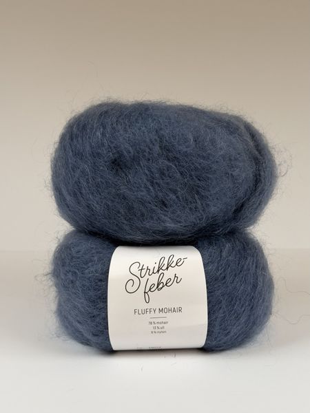 Hovedbilde Fluffy Mohair - Steal Blue ...