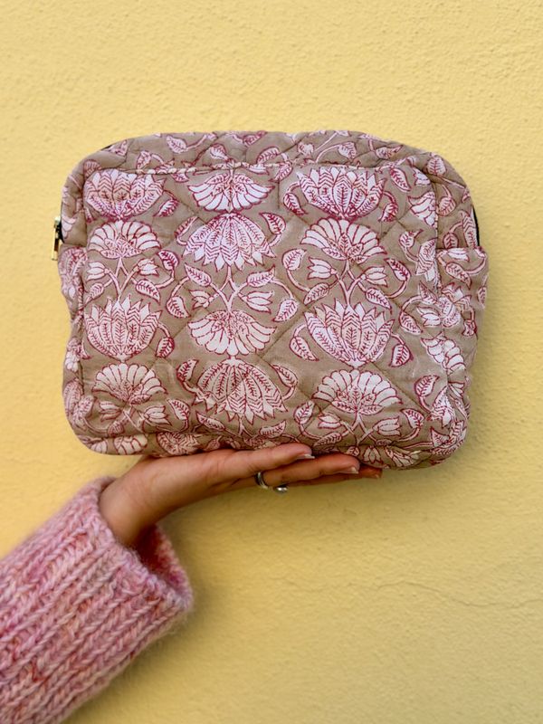 Blockprint bag M - Nanna